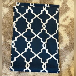 Four Navy Curtains